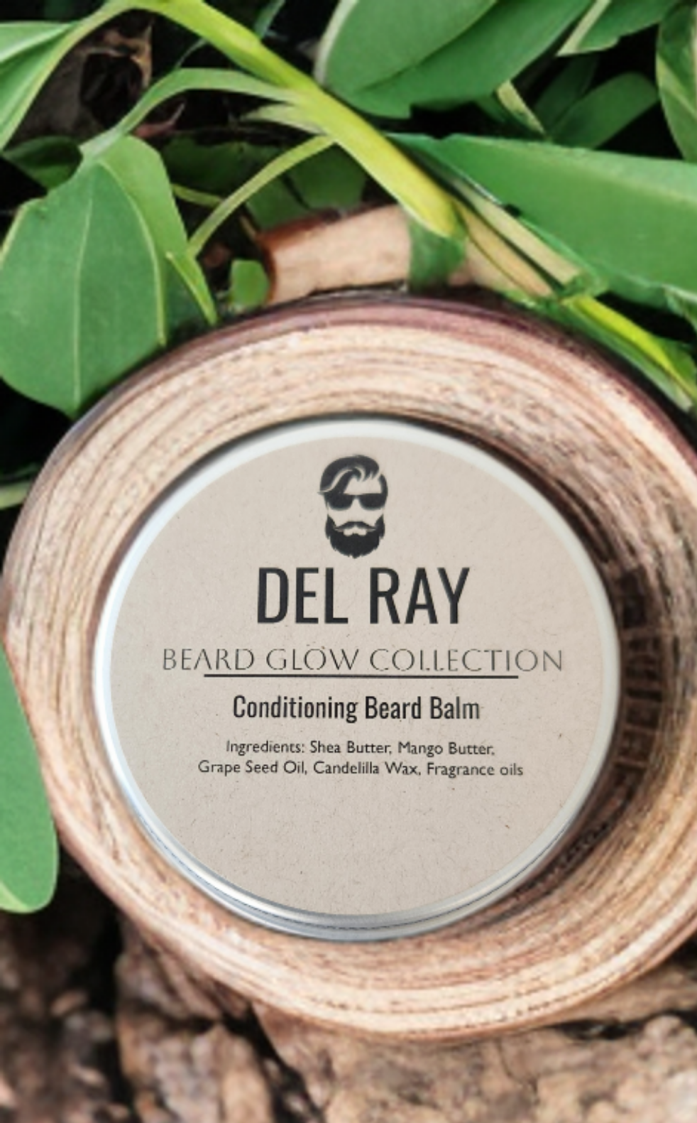 Beard Glow Collection- Beard balm (2oz)