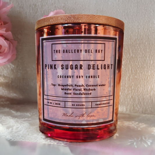 Pink Sugar Delight Coconut Soy Candle (10 oz.)