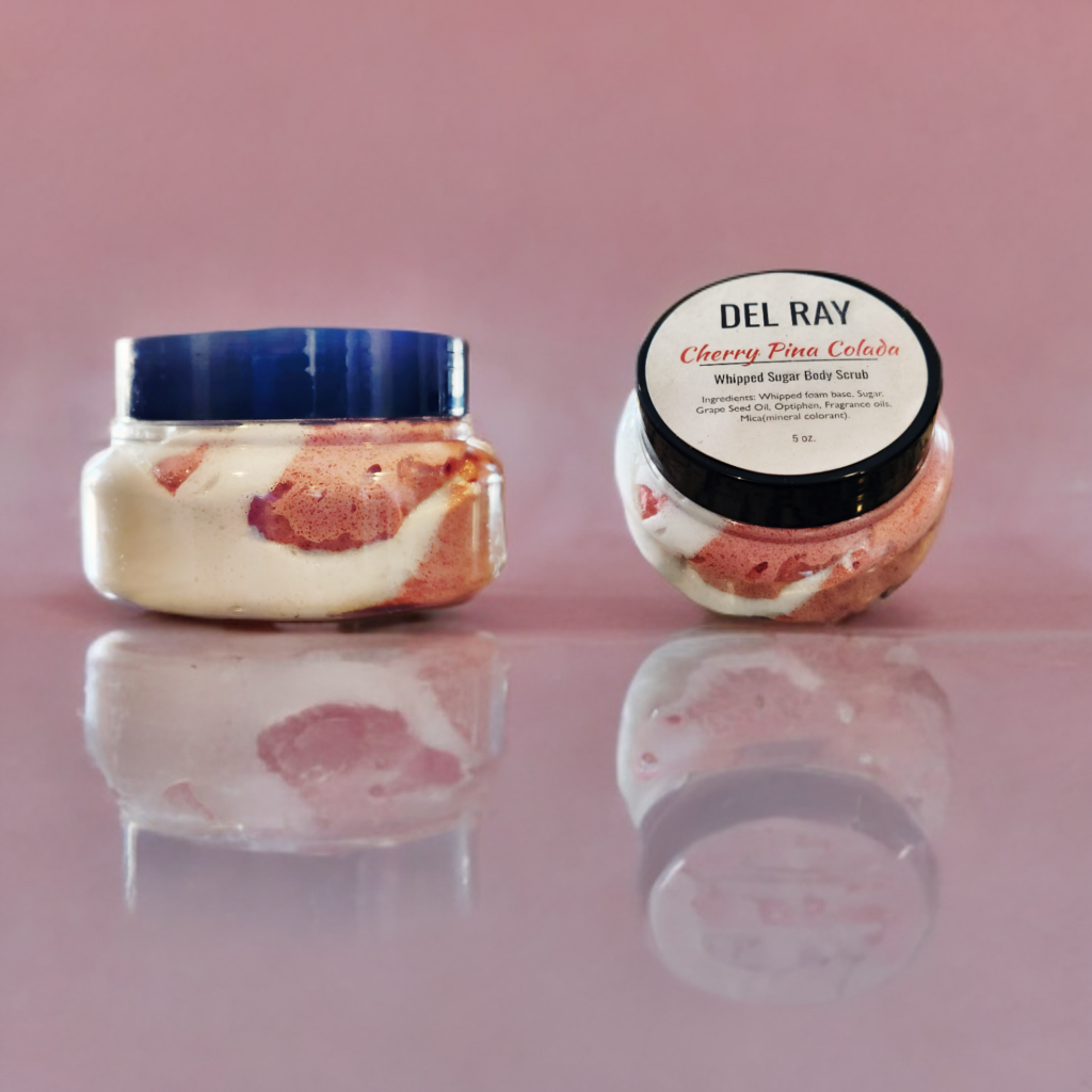 Pink Sugar Delight- Foaming Whipped Sugar Body Scrub(5oz)