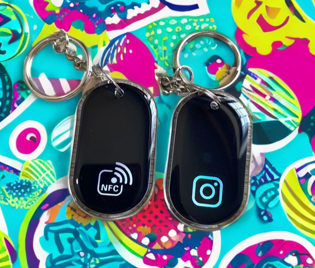 NFC Social Key Chain