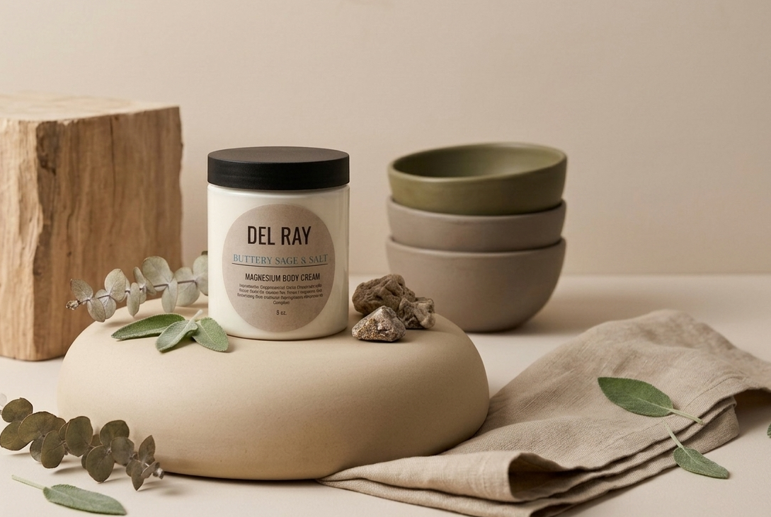 Butter-Sage-Salt-Magnesium Body Cream (8 oz)